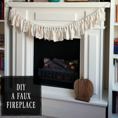 Building a Faux Fireplace