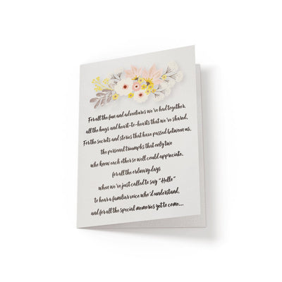 For all the fun and adventures we've had - Greeting Card - Netties Expressions