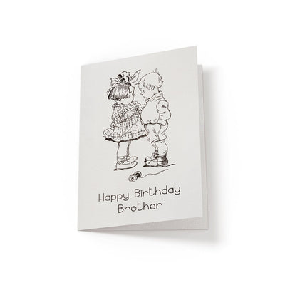 Happy Birthday Brother - Greeting Card - Netties Expressions