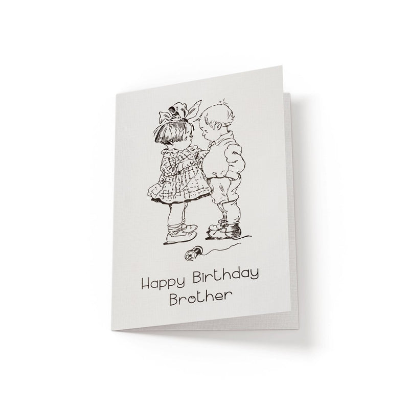 Happy Birthday Brother - Greeting Card - Netties Expressions