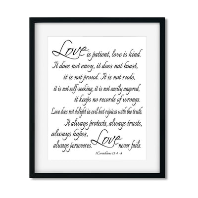 Love is patient and kind - Art Print - Netties Expressions