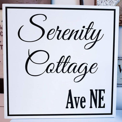 Serenity Cottage Sign