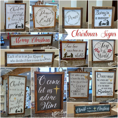Christmas decor is now available
