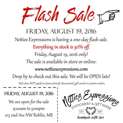 Netties Expressions FLASH SALE!!