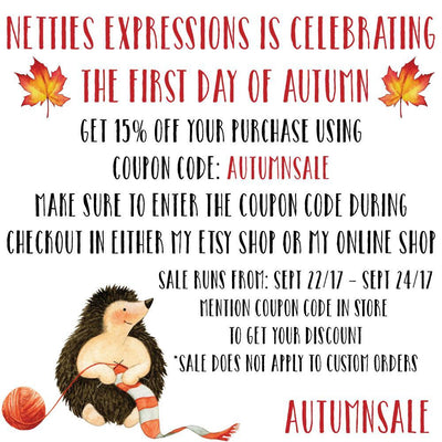 Welcome Autumn with a Coupon Code