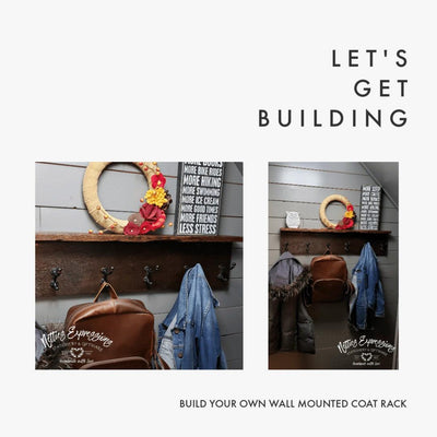 Build Your Own Wall Mounted Coat Rack