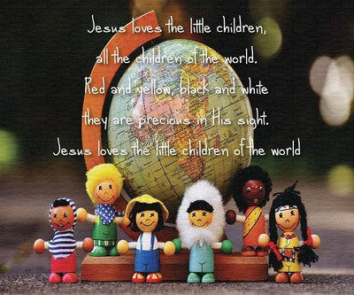 Tuesdays' Free Graphic - Jesus loves the little children