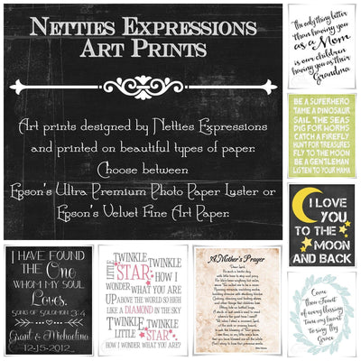 Major Changes to Netties Expressions Art Prints