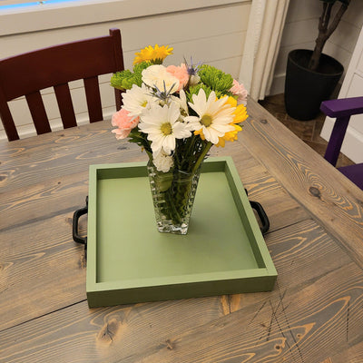 Small Rustic Wooden Serving Tray - Netties Expressions
