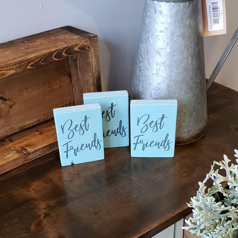 Best friends - Rustic Wood Sign - Netties Expressions