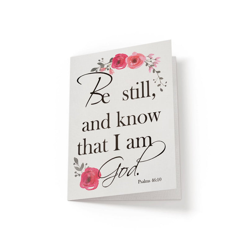 Be still and know - Greeting Card - Netties Expressions