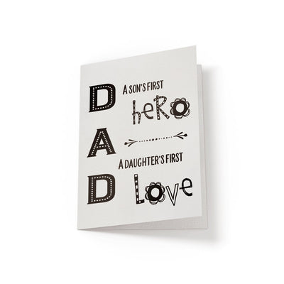 Dad, a son's first hero - Greeting Card - Netties Expressions