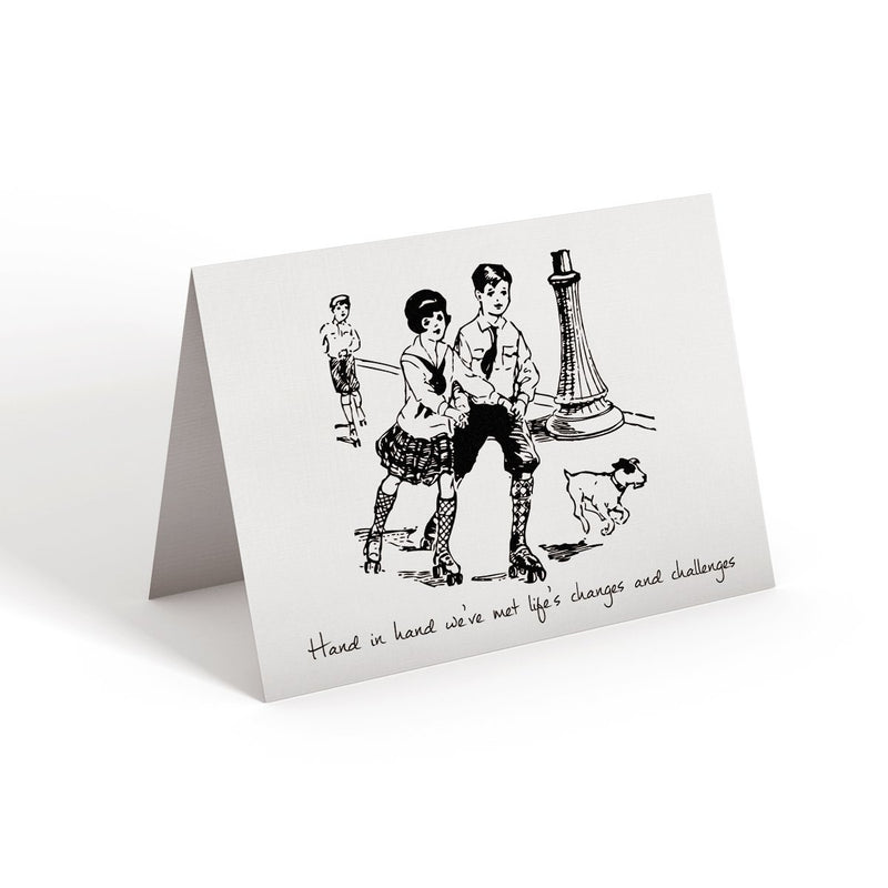 Hand in hand - Greeting Card - Netties Expressions