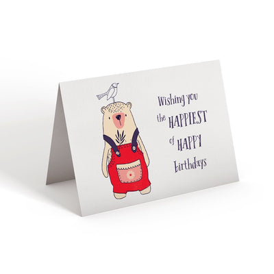 Wishing you the happiest of happy - Greeting Card - Netties Expressions