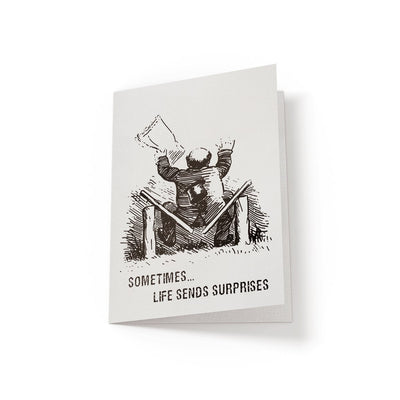 Sometimes life sends surprises - Greeting Card - Netties Expressions