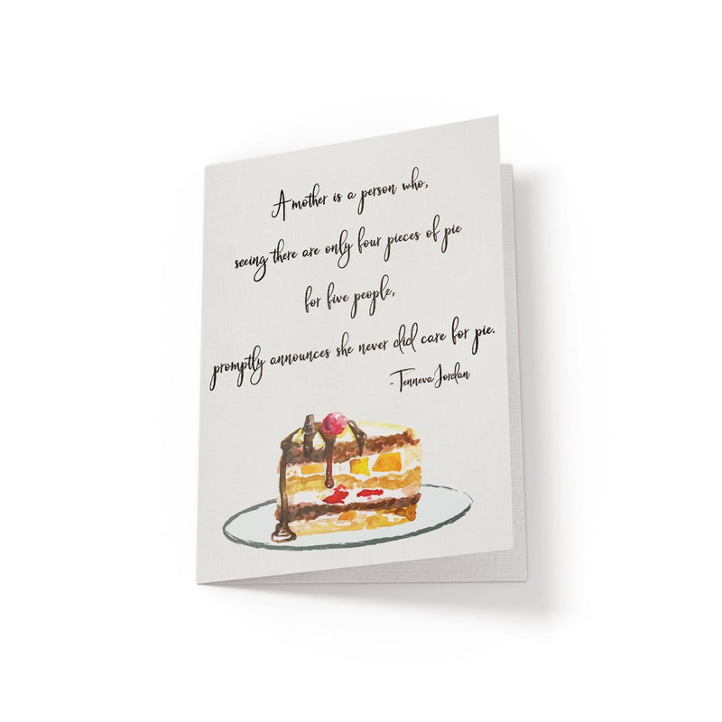 A Mother is a person who - Greeting Card - Netties Expressions