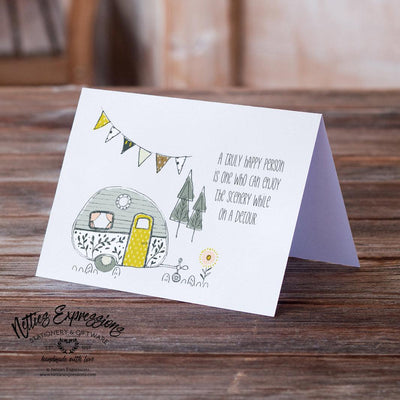 A Truly Happy Person - Greeting Card - Netties Expressions