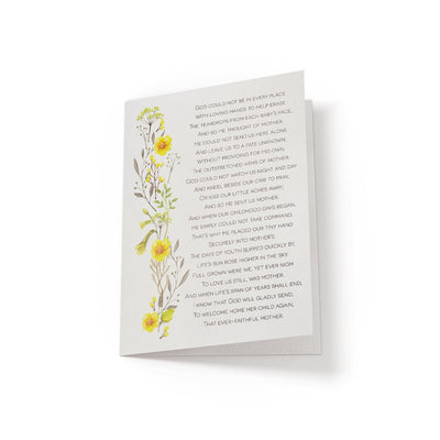 God could not be in every place - Greeting Card - Netties Expressions