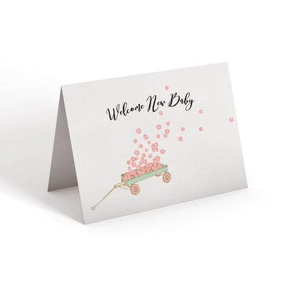 Welcome New Baby - Greeting Card - Netties Expressions
