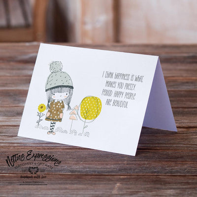 I Think Happiness - Greeting Card - Netties Expressions