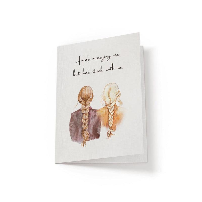 Will You Be My Bridesmaid - Greeting Card - Netties Expressions