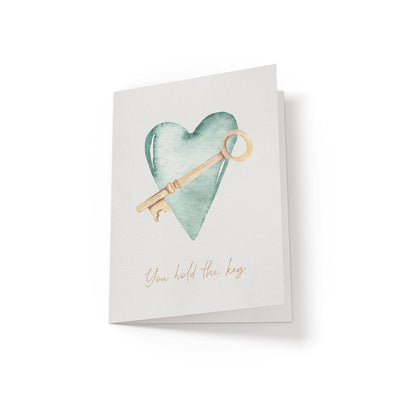 You hold the key - Greeting Card - Netties Expressions