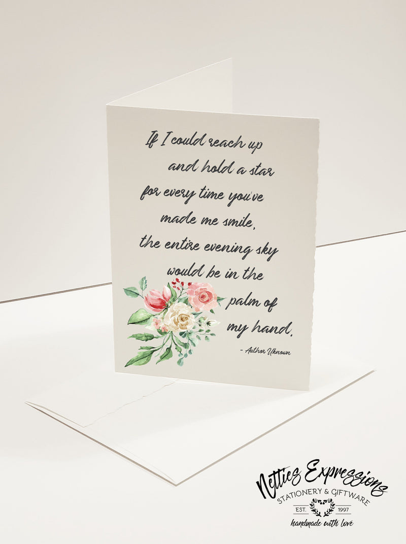 If I could reach up - Greeting Card - Netties Expressions