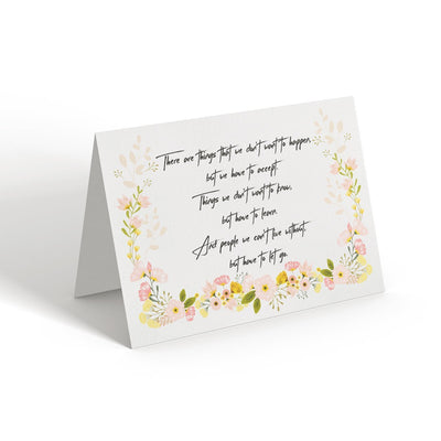 There are things that we don't want to happen - Greeting Card - Netties Expressions