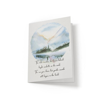 The tide recedes - Greeting Card - Netties Expressions