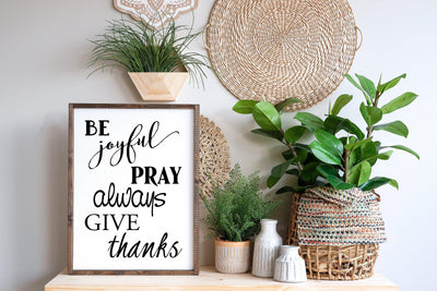 Be Joyful Pray Always - Digital File - Netties Expressions