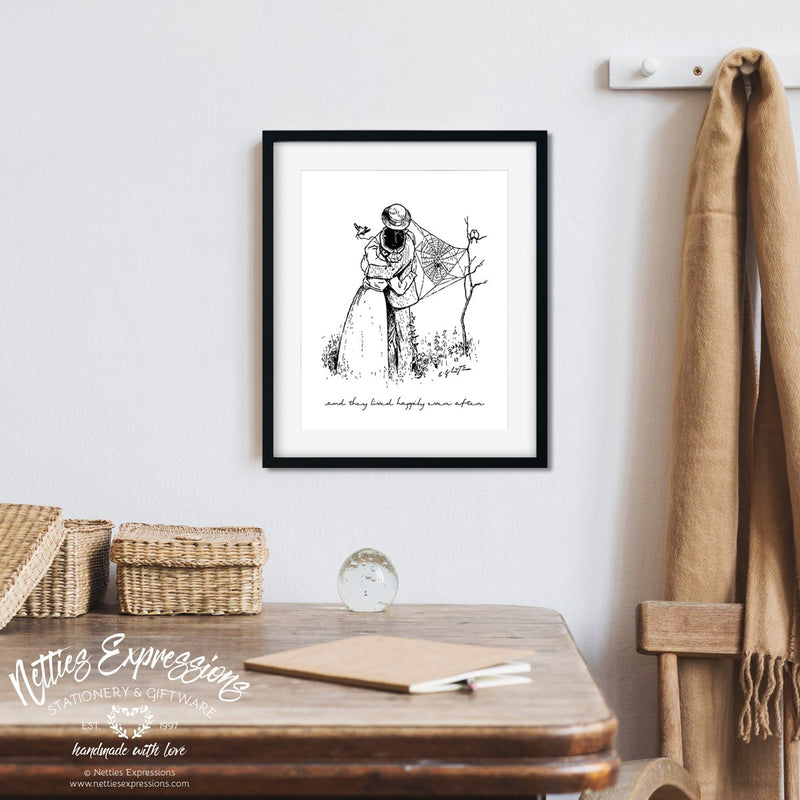 And they lived happily ever after - Art Print - Netties Expressions