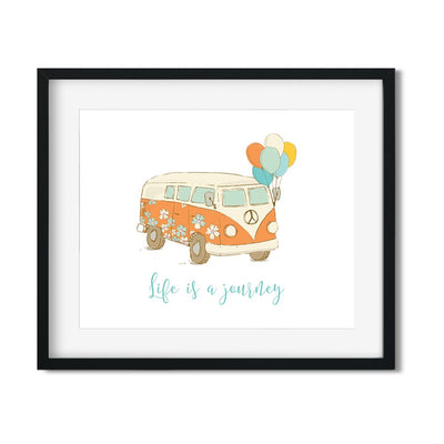 Life is a Journey - Art Print - Netties Expressions