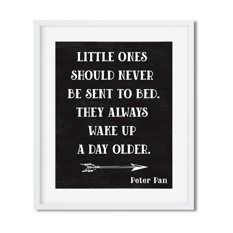 Little ones should never be sent to bed - Art Print - Netties Expressions