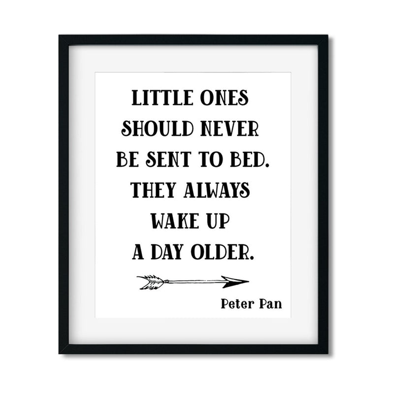 Little ones should never be sent to bed - Art Print - Netties Expressions