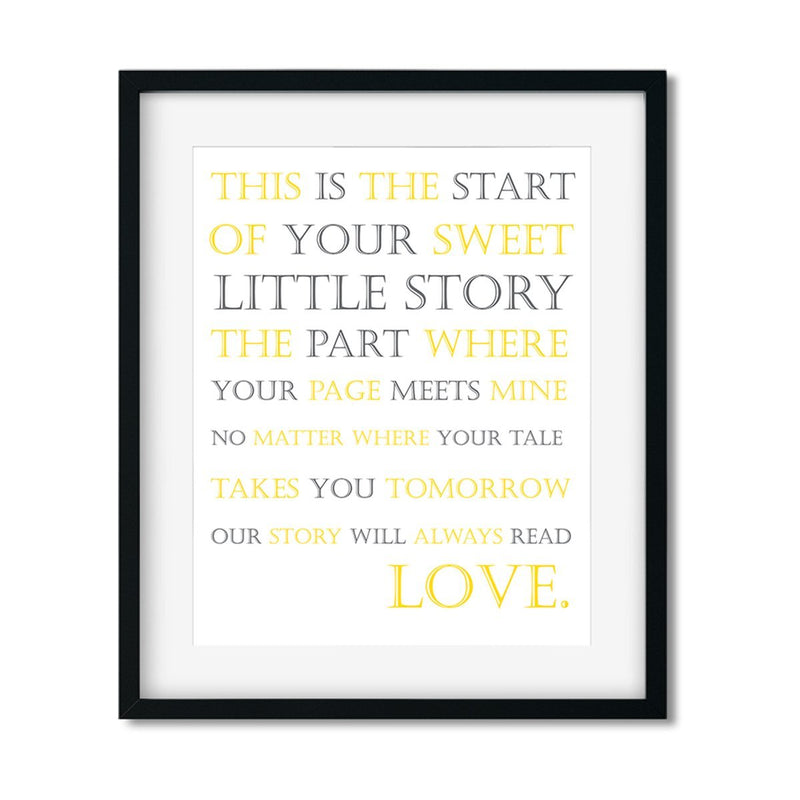 Sweet Little Story - Art Print - Netties Expressions