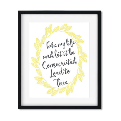 Take my life and let it be - Art Print - Netties Expressions