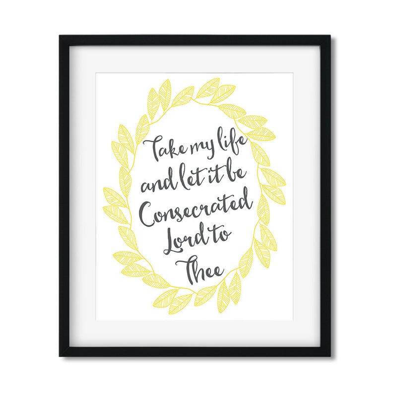 Take my life and let it be - Art Print - Netties Expressions