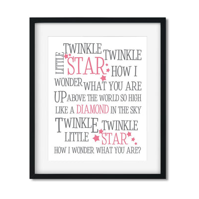 Twinkle Twinkle Little Star - Art Print - Netties Expressions