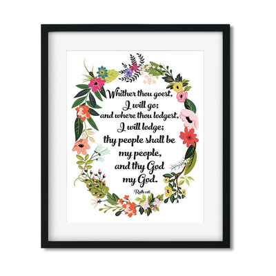 Whither thou goest I will go - Art Print - Netties Expressions