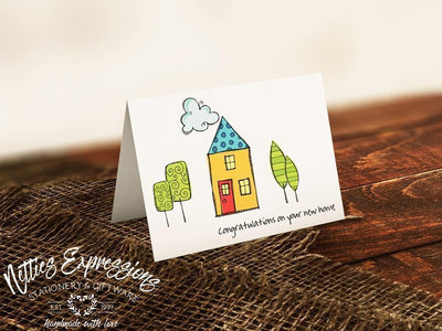 Congratulations on your new home - Greeting Card - Netties Expressions
