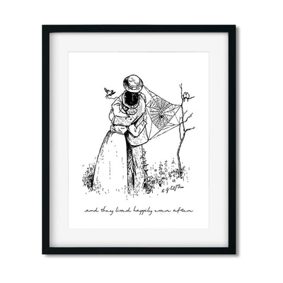 And they lived happily ever after - Art Print - Netties Expressions