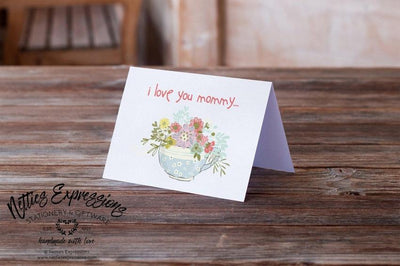 I love you mommy - Greeting Card - Netties Expressions