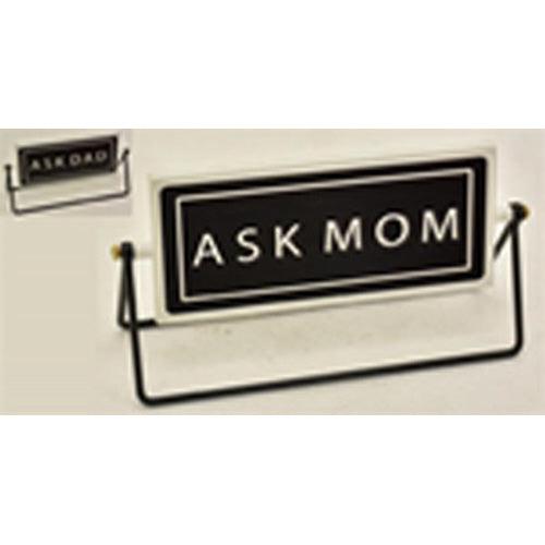 Metal Sign "Ask Mom" - Netties Expressions