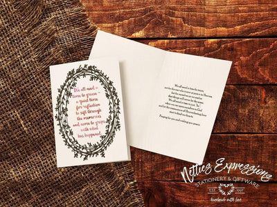 We all need a time to grieve - Greeting Card - Netties Expressions